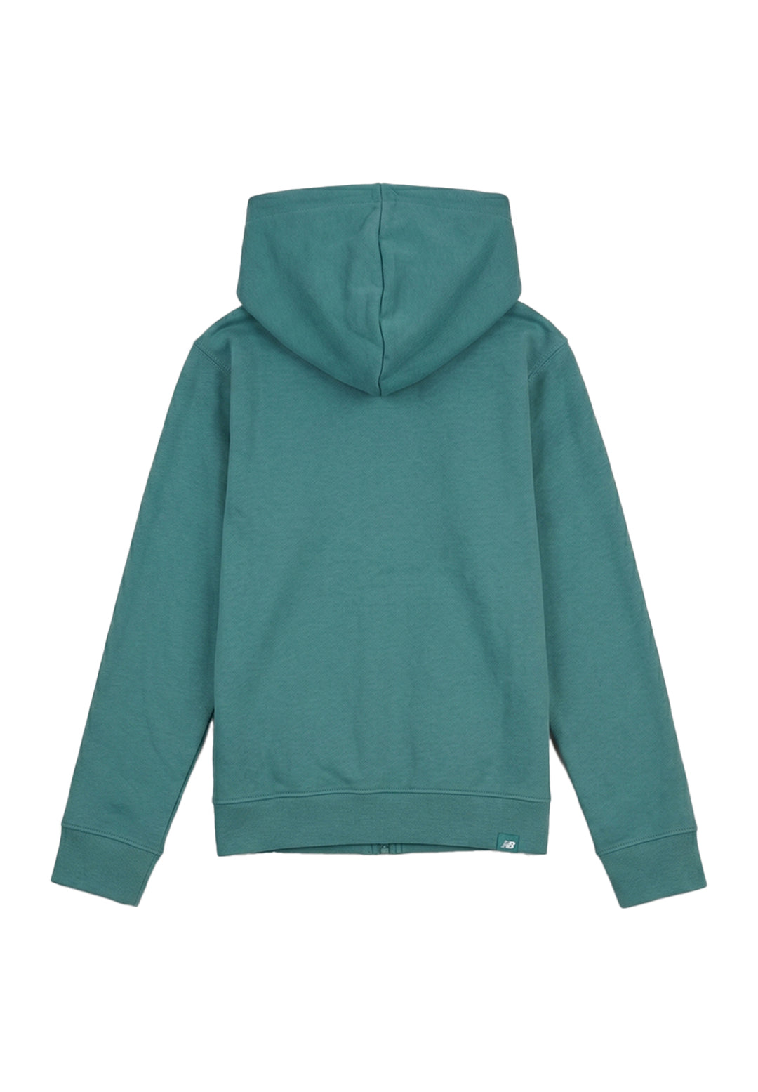 Felpa zip con cappuccio verde per bambino