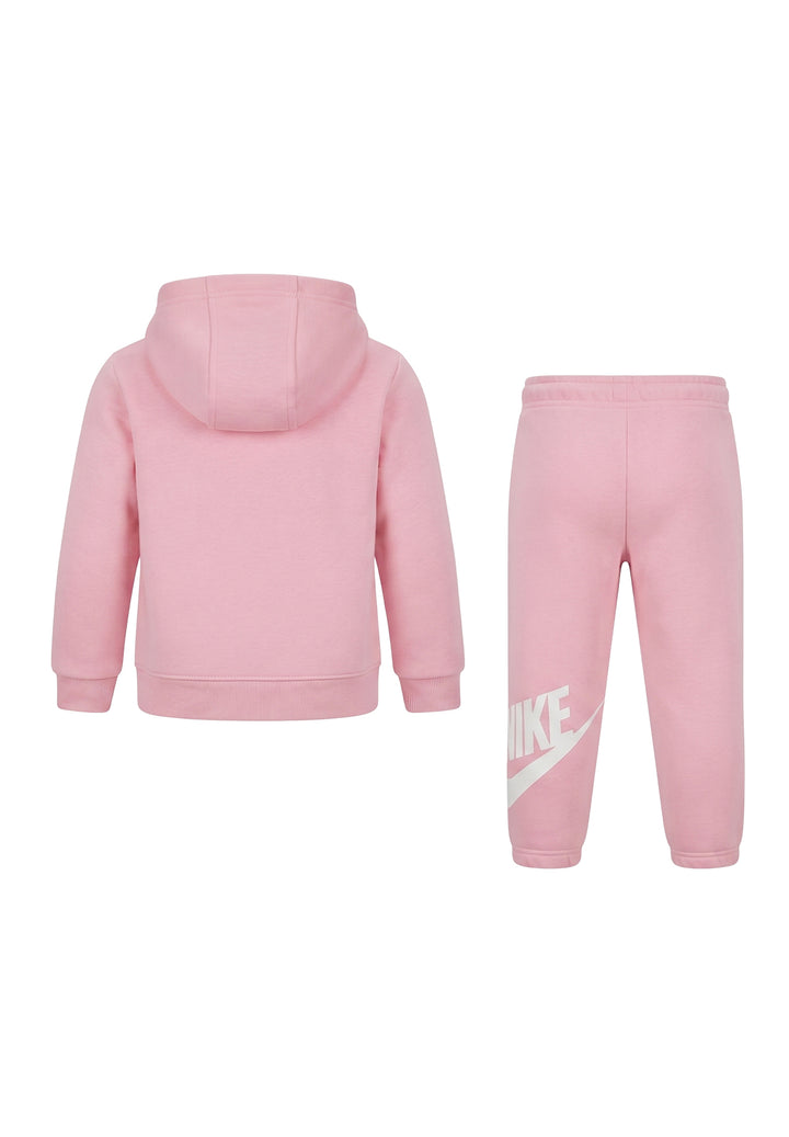 Completo felpa rosa per neonata