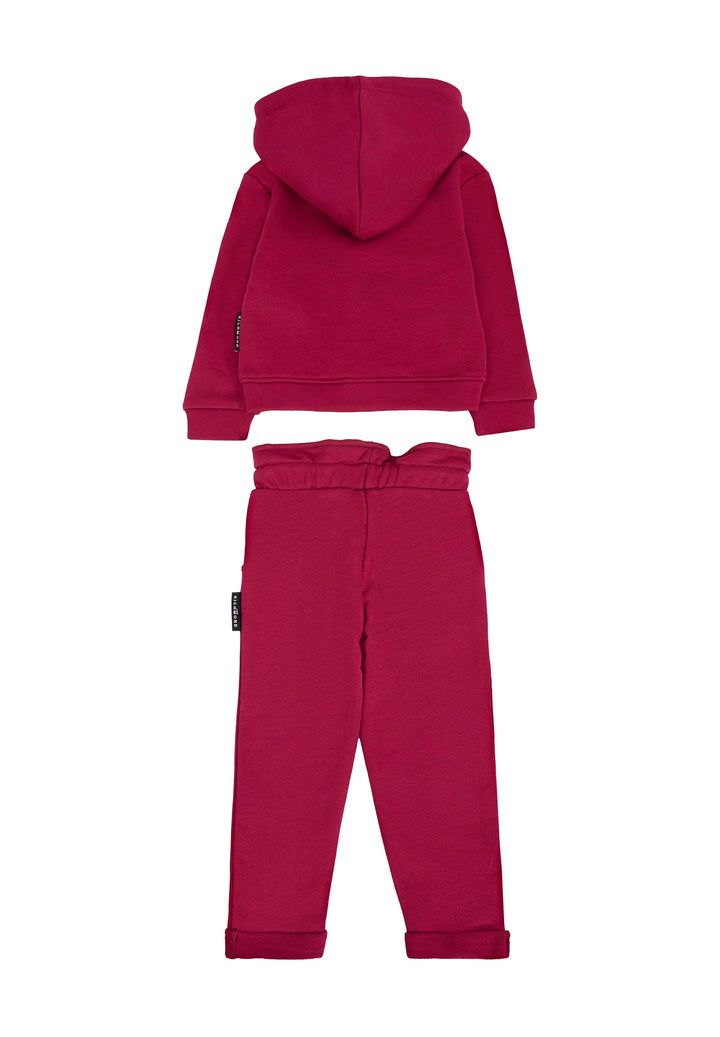 Completo felpa fuxia per neonata