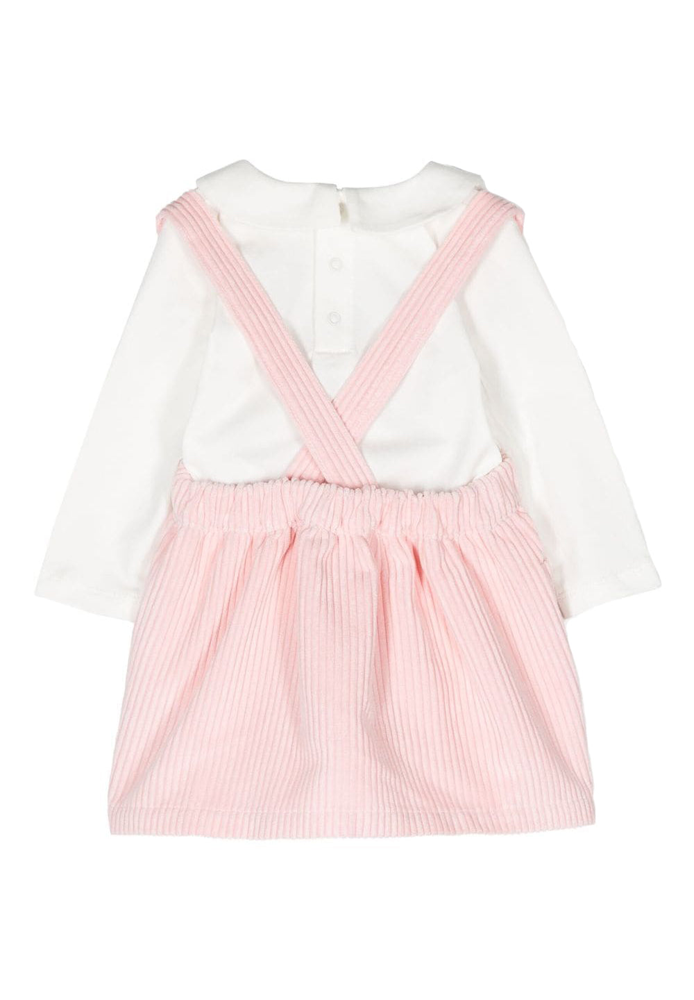 Weiß-rosa Outfit für Mädchen