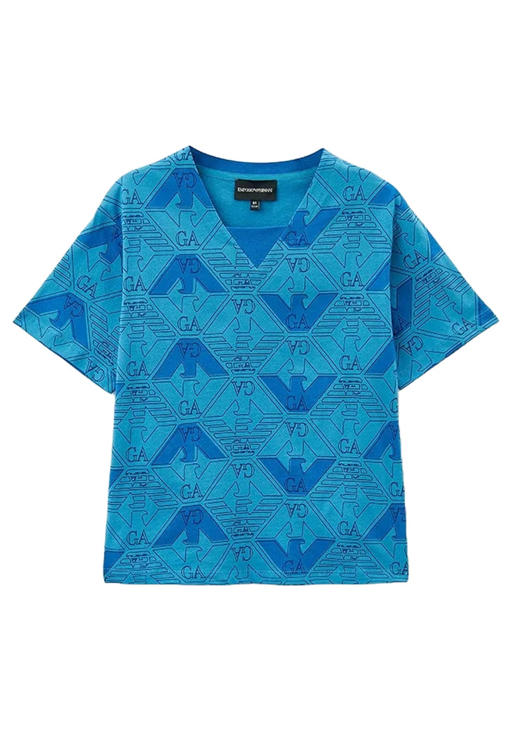 T-shirt blu per bambino