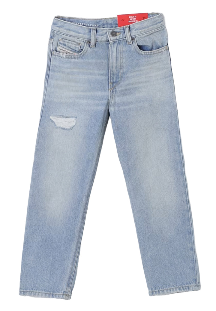 Jeans blu denim chiaro per bambino