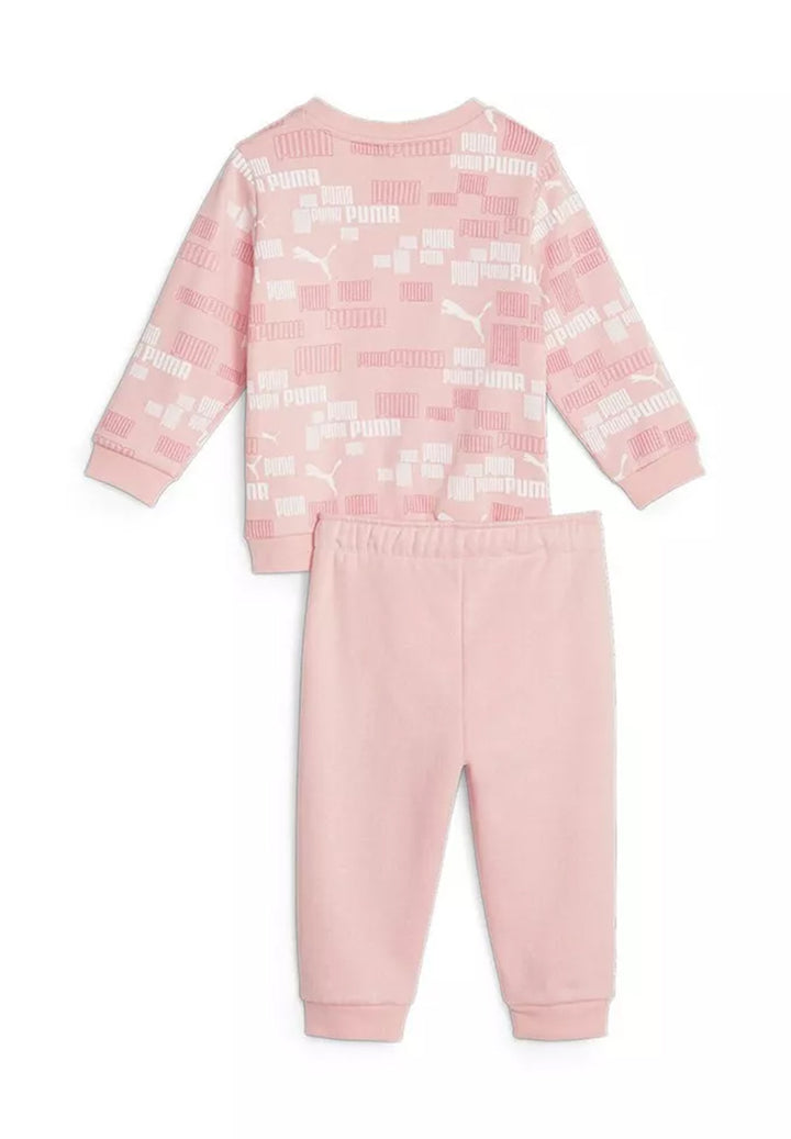 Completo felpa rosa per neonata