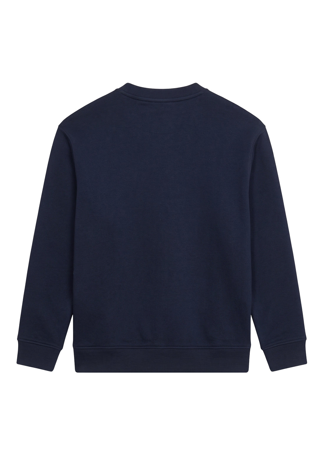 Felpa girocollo blu navy per bambino
