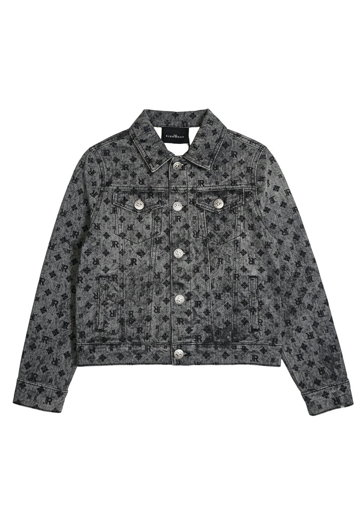 Giubbino denim grigio per bambino