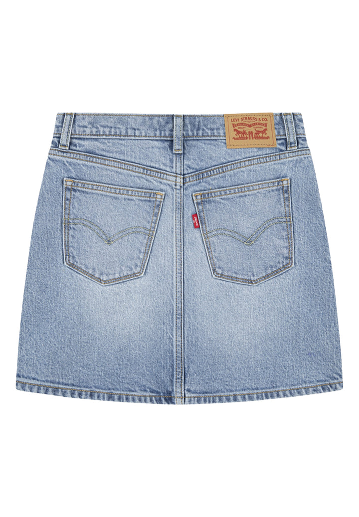 Gonna blu denim per bambina