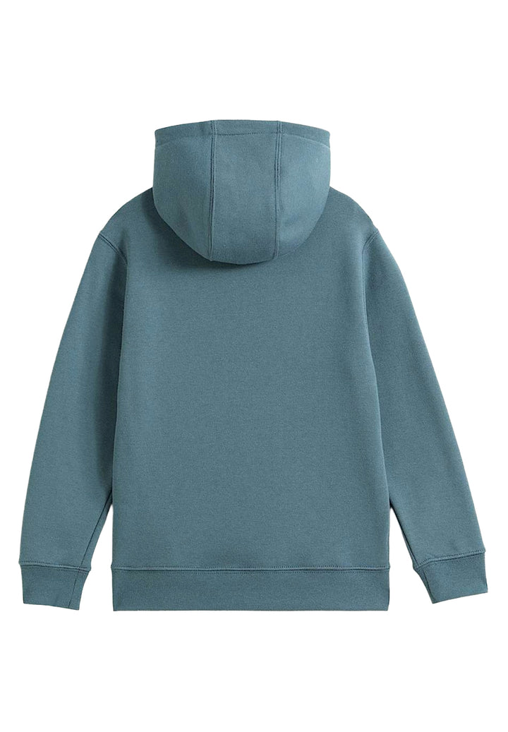Felpa cappuccio celeste per bambino