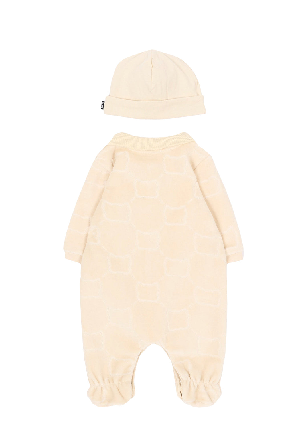 Set tutina beige per neonato