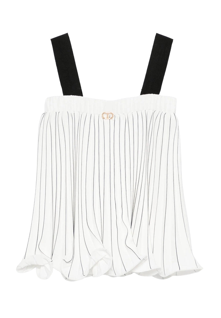 Top bianco per bambina