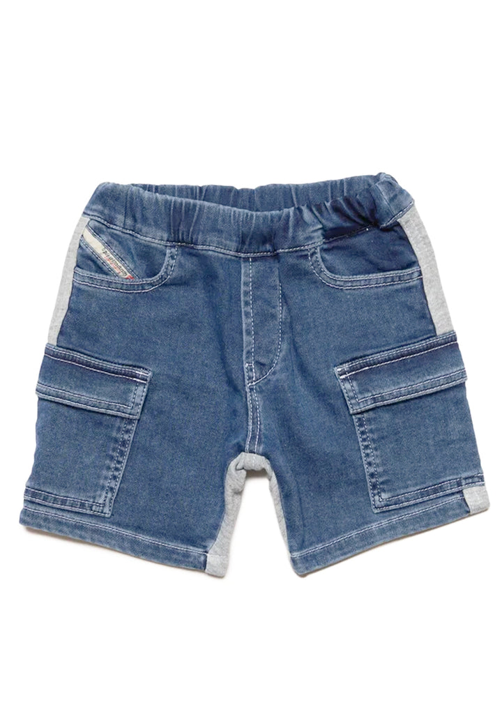 Bermuda denim blu per neonato