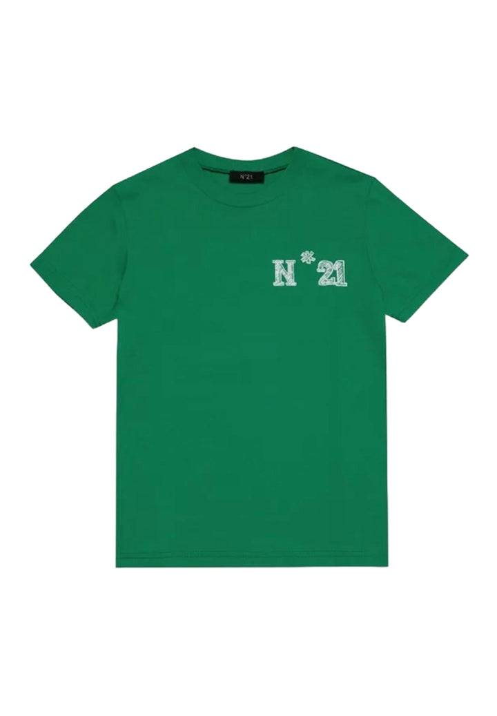 T-shirt verde per bambino