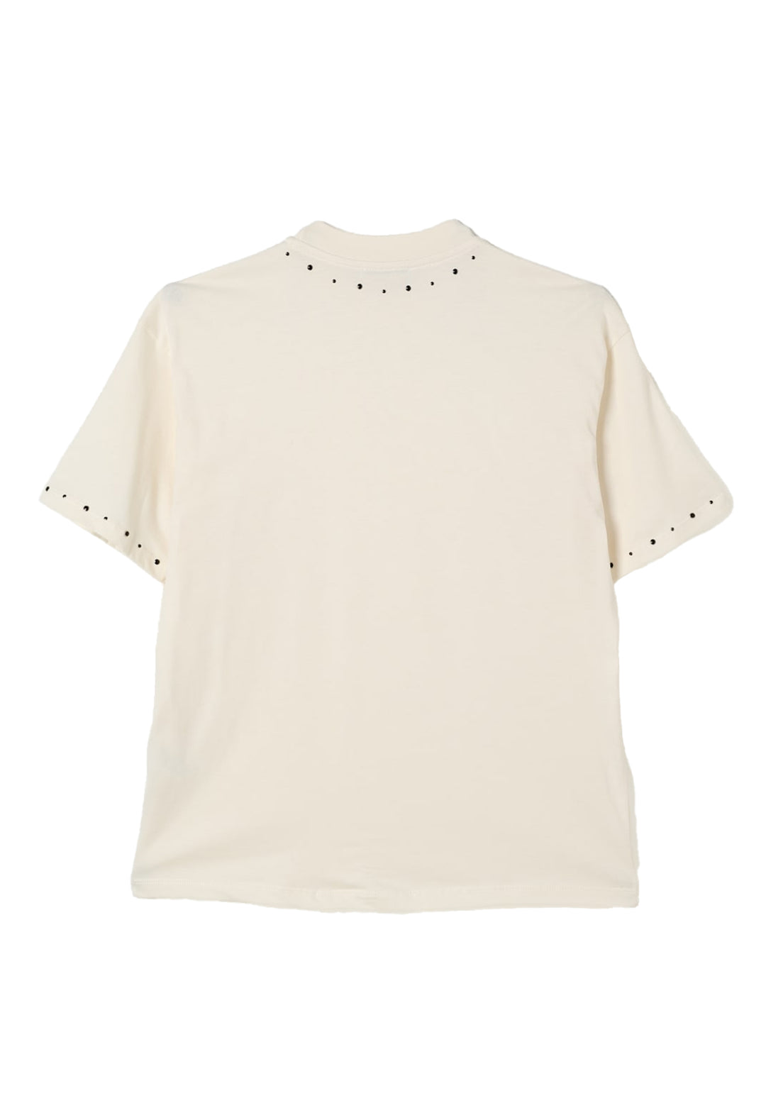 T-shirt crema per bambina