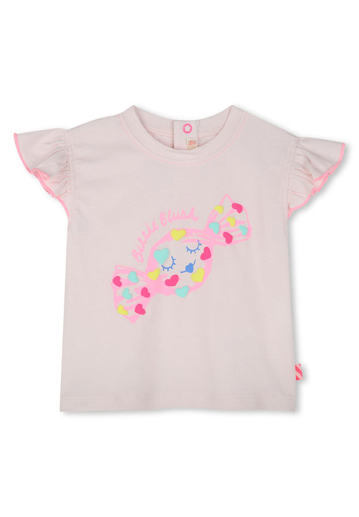 T-shirt rosa per neonata