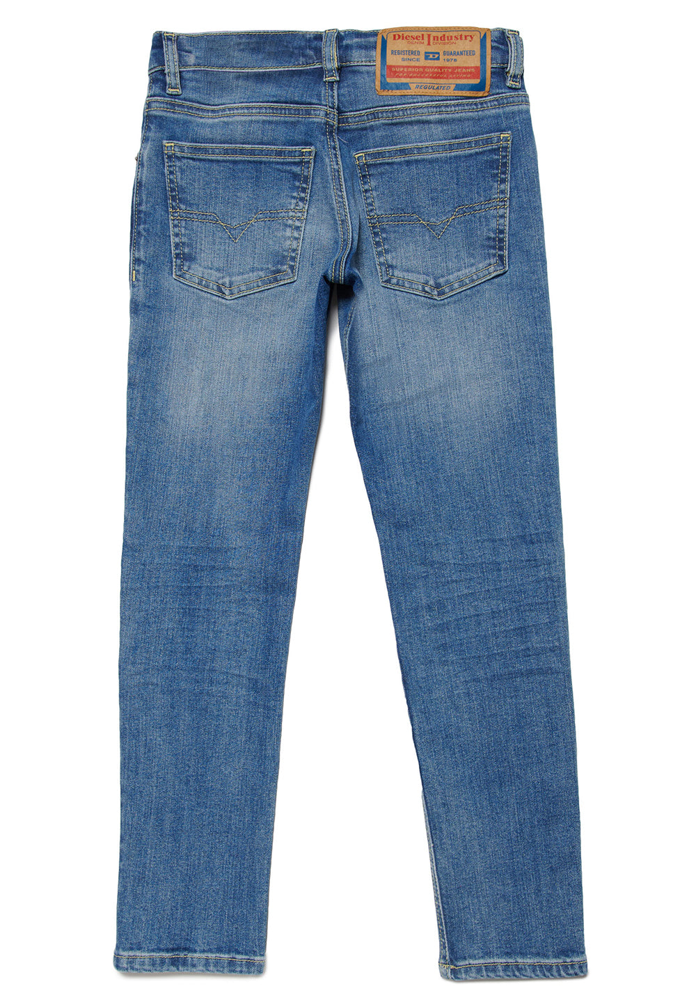 Jeans blu denim per bambino