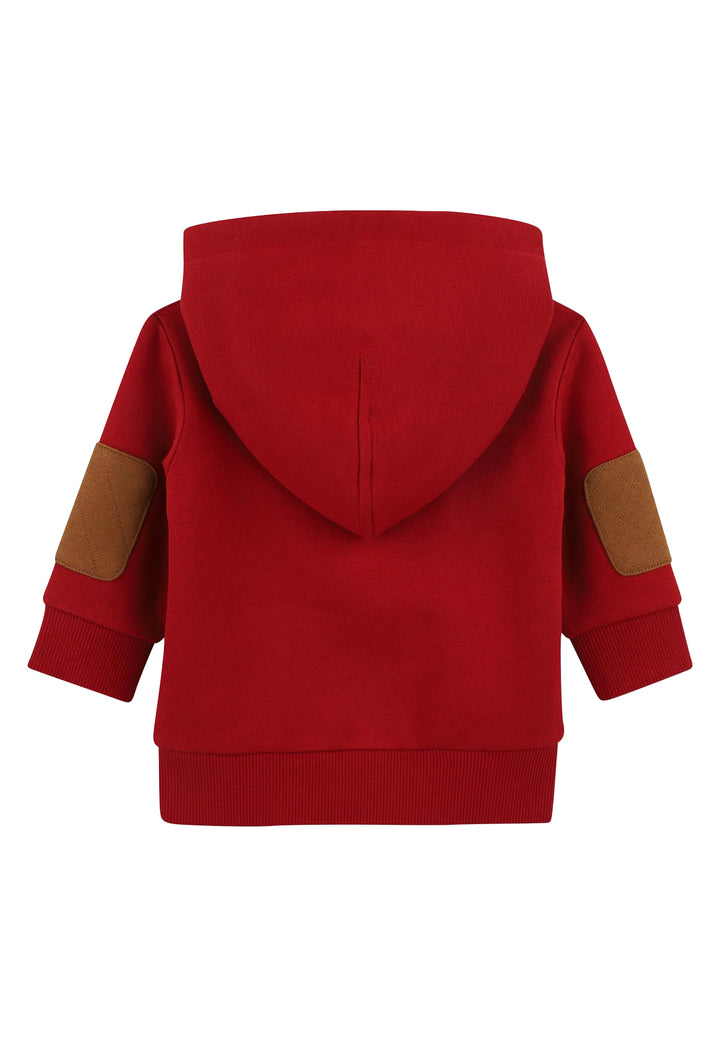 Felpa cappuccio rossa per bambino
