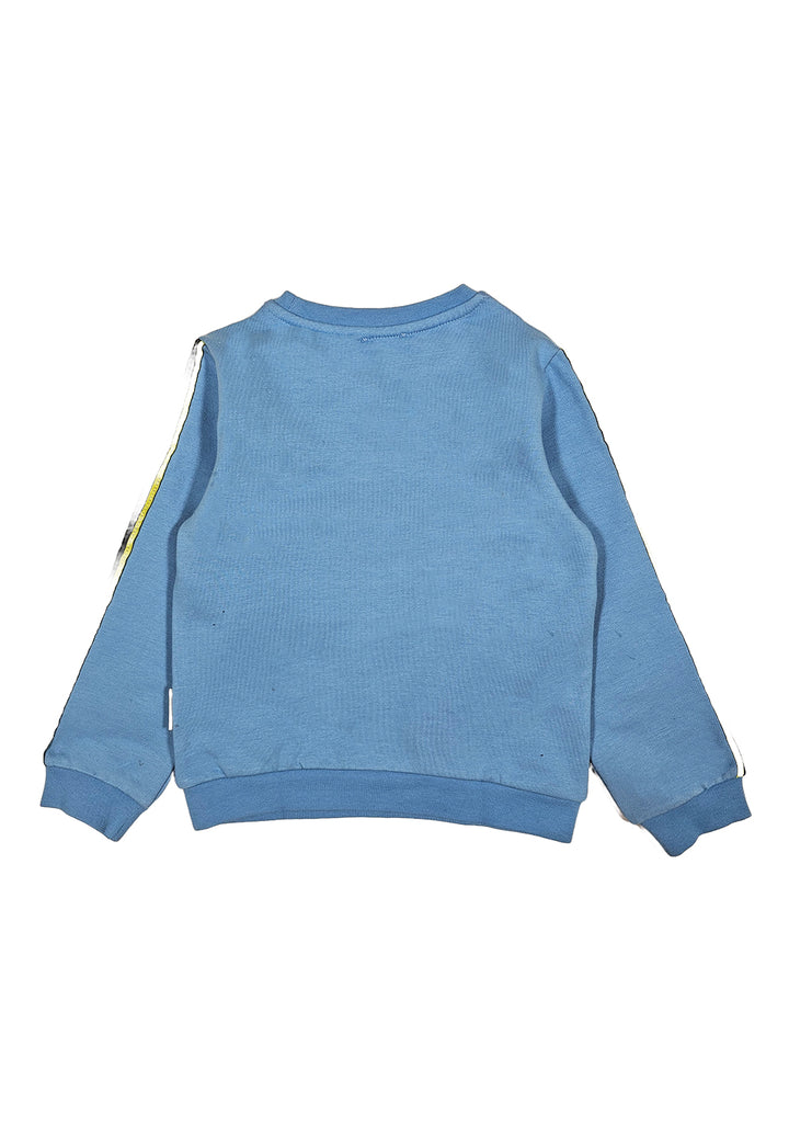 Light blue crewneck sweatshirt for boy