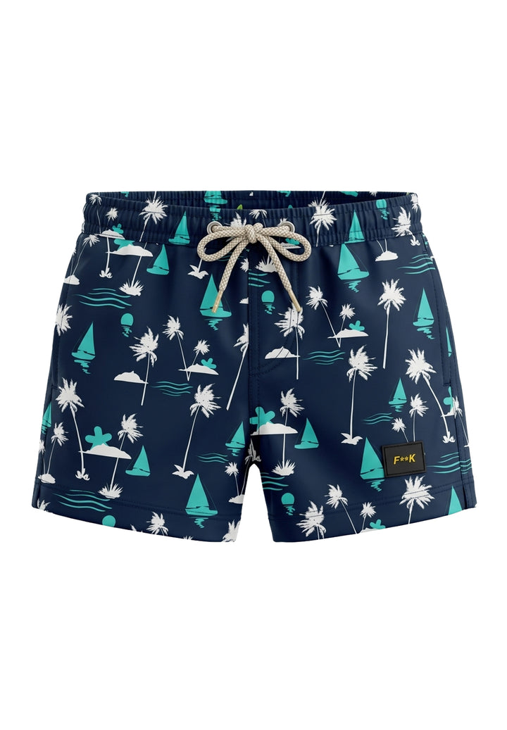 Costume boxer blu per bambino