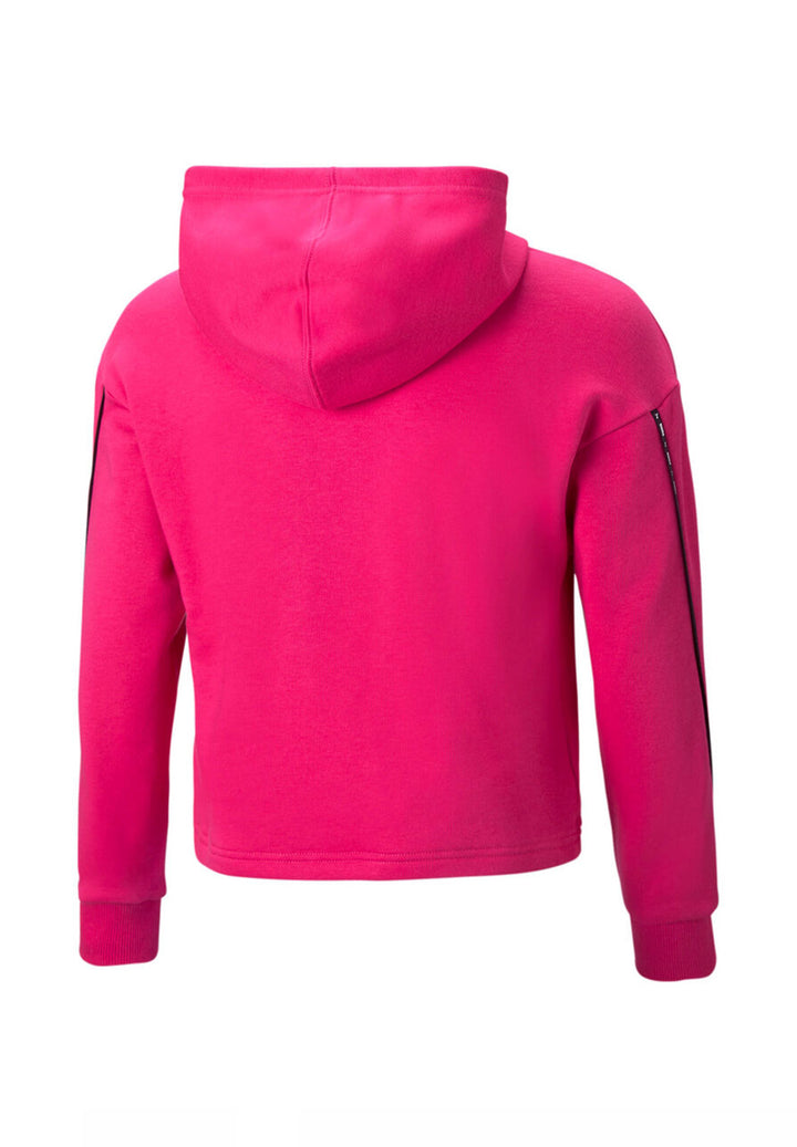Fuchsia hooded sweatshirt for girls