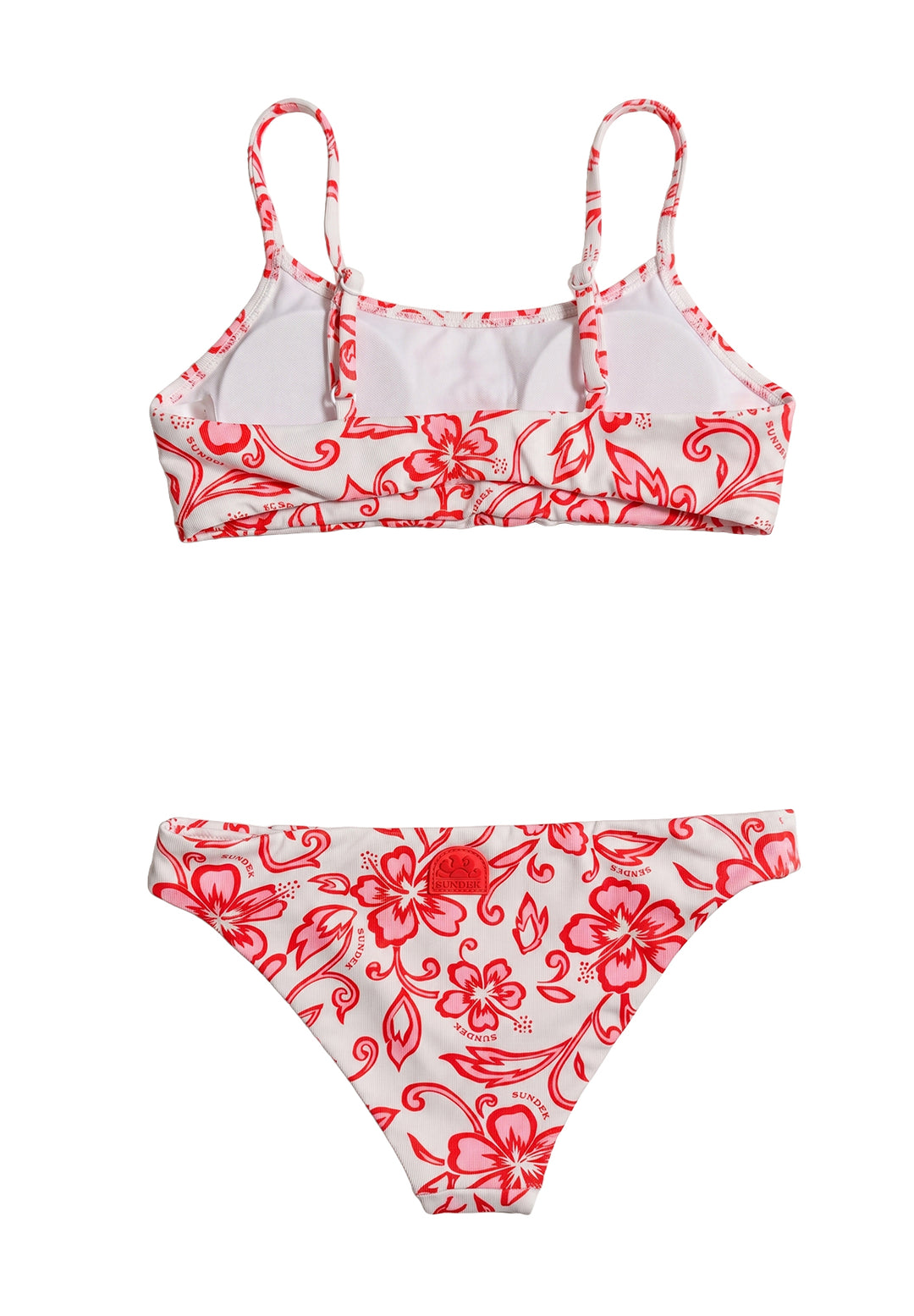 Costume bikini bianco per bambina