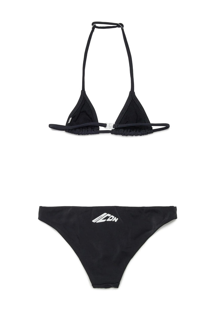 Costume bikini nero per bambina