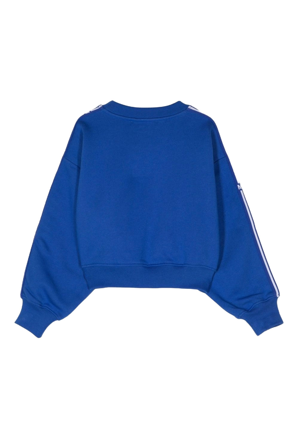 Felpa cropped blu royal per bambina