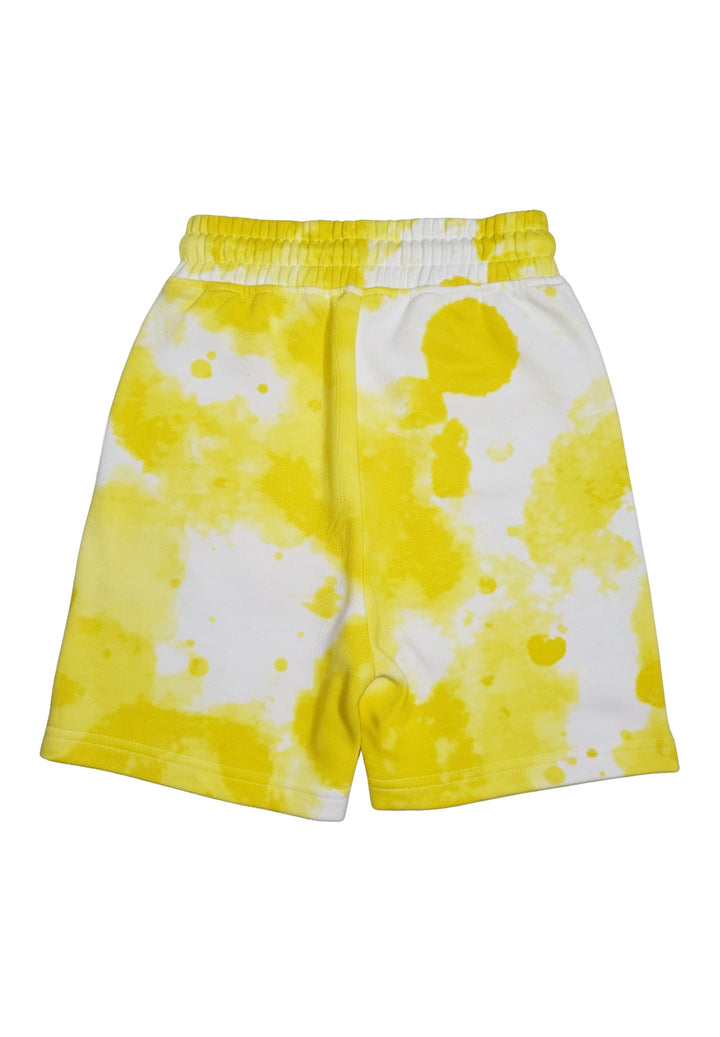 Bermuda felpa giallo per bambino