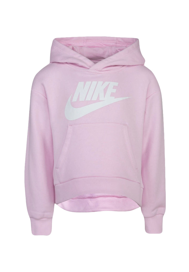Pink hooded sweatshirt for girls