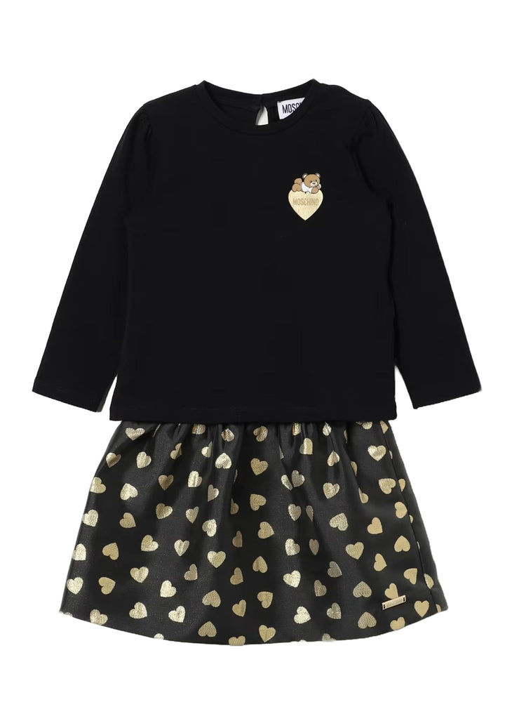 Completo nero per bambina