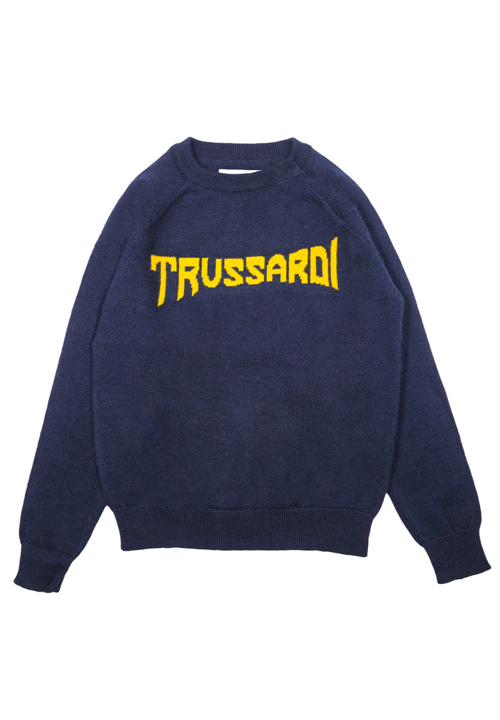Maglione blu per bambino