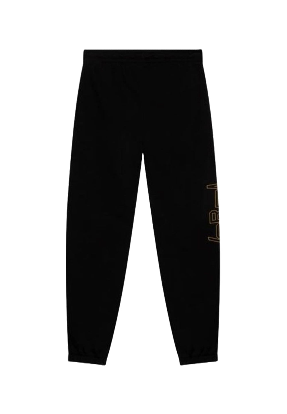 Black fleece trousers for boy