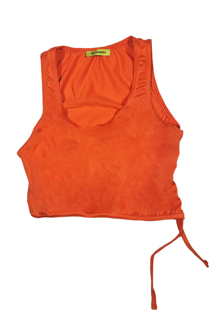 Top arancione per bambina