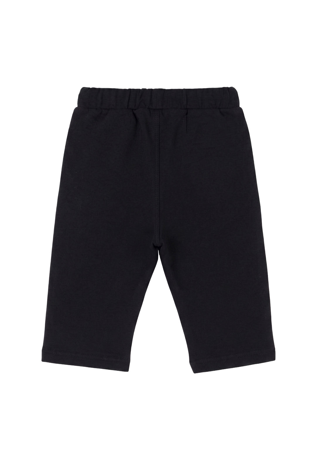 Pantalone felpa nero per neonato