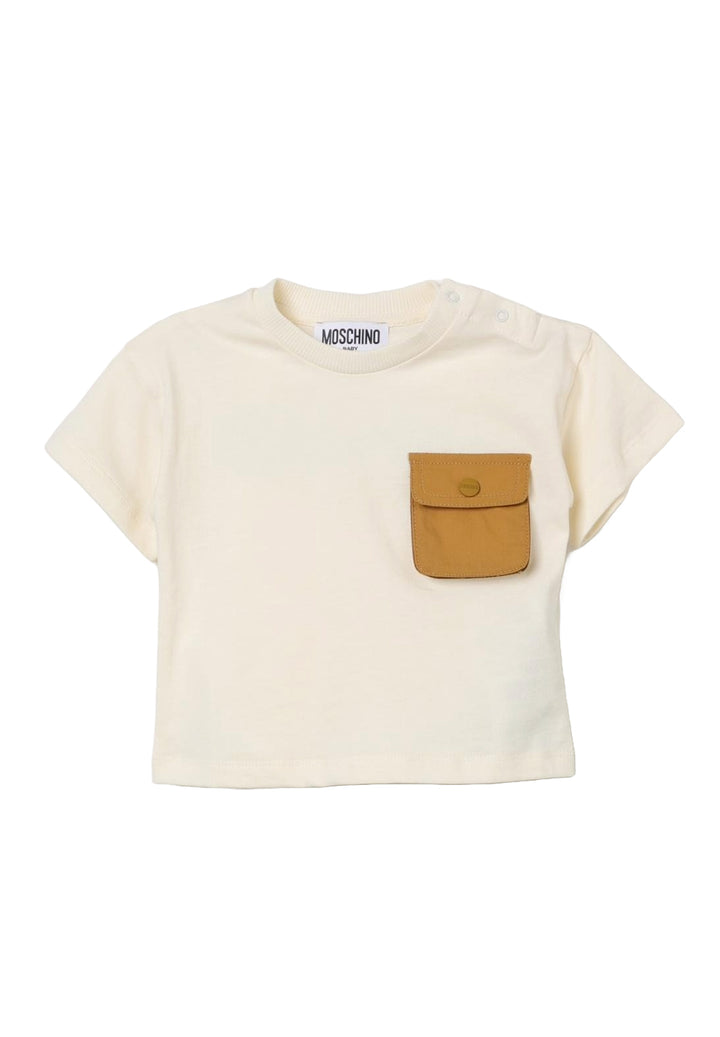 T-shirt beige per neonato