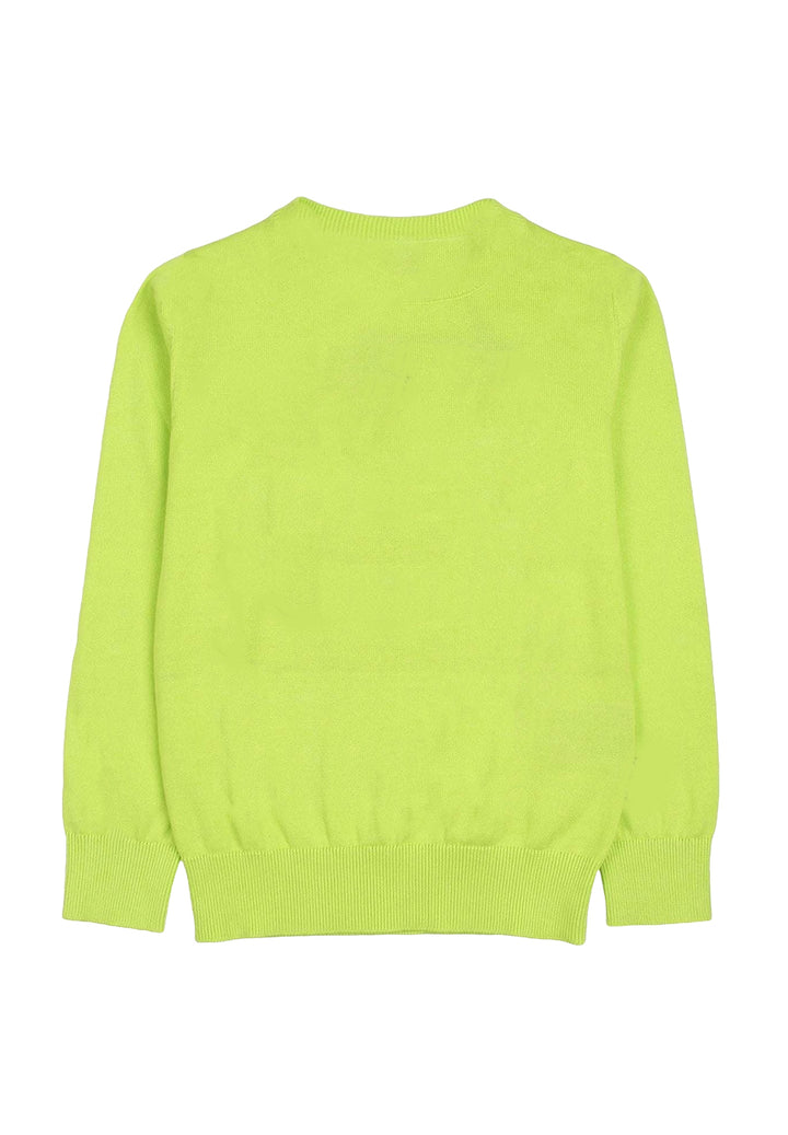 Maglione lime per bambino