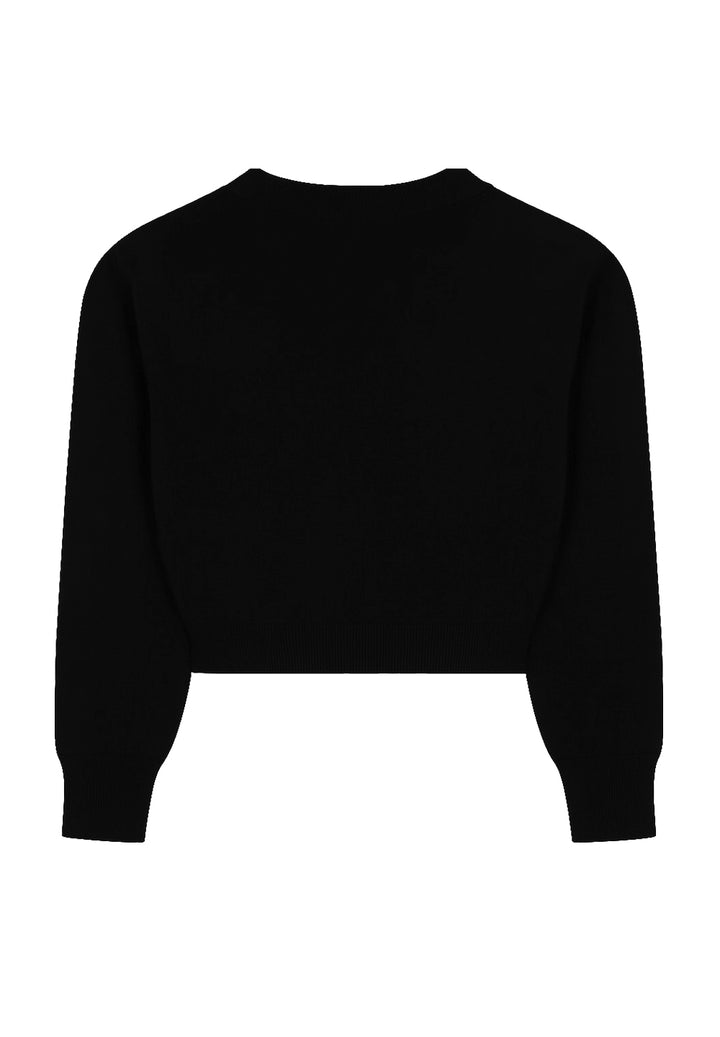 Maglione nero per bambina
