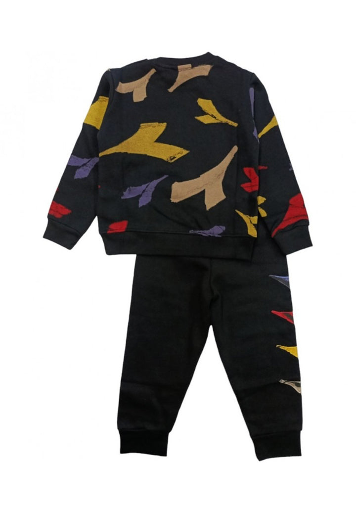 Black sweatshirt set for boy