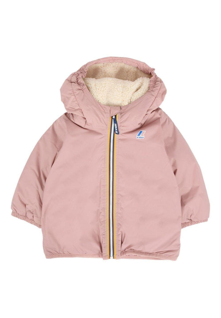 Giubbotto rosa per neonata