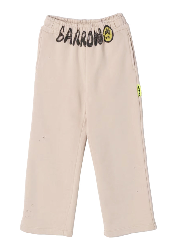 Pantalone felpa beige per bambino