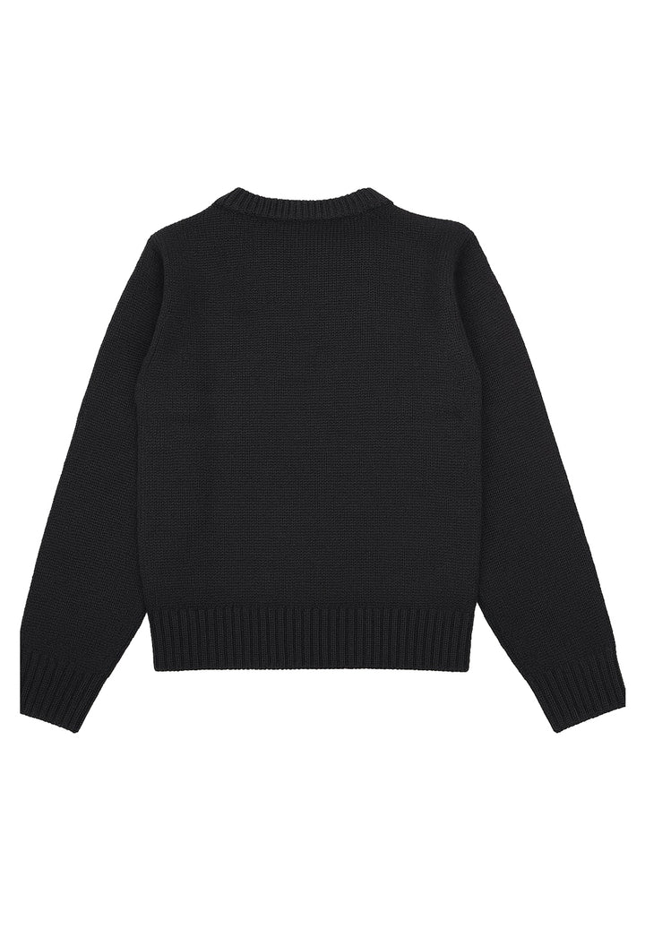 Maglione nero per bambina