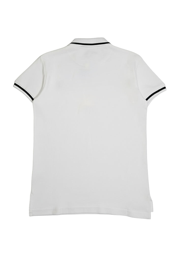 Polo bianca per bambino
