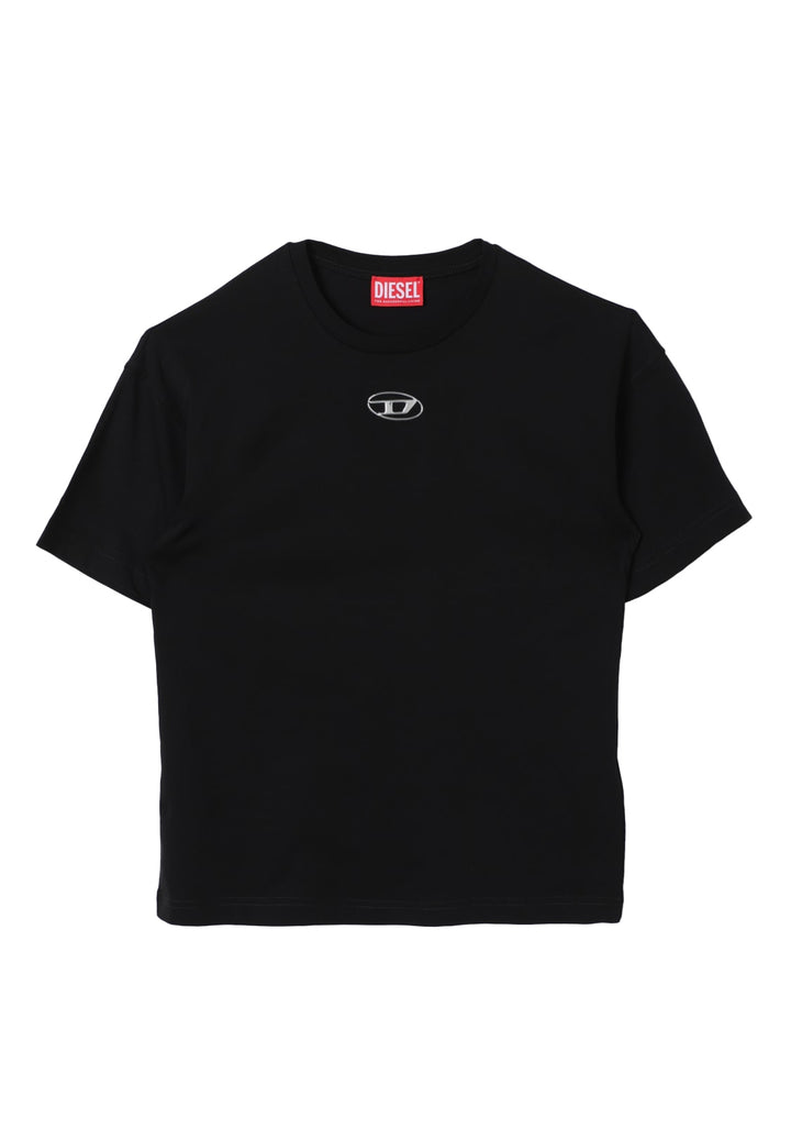 T-shirt nera per bambino