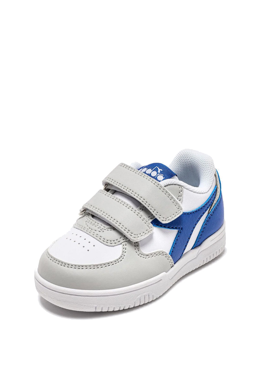 White-blue shoes for newborn