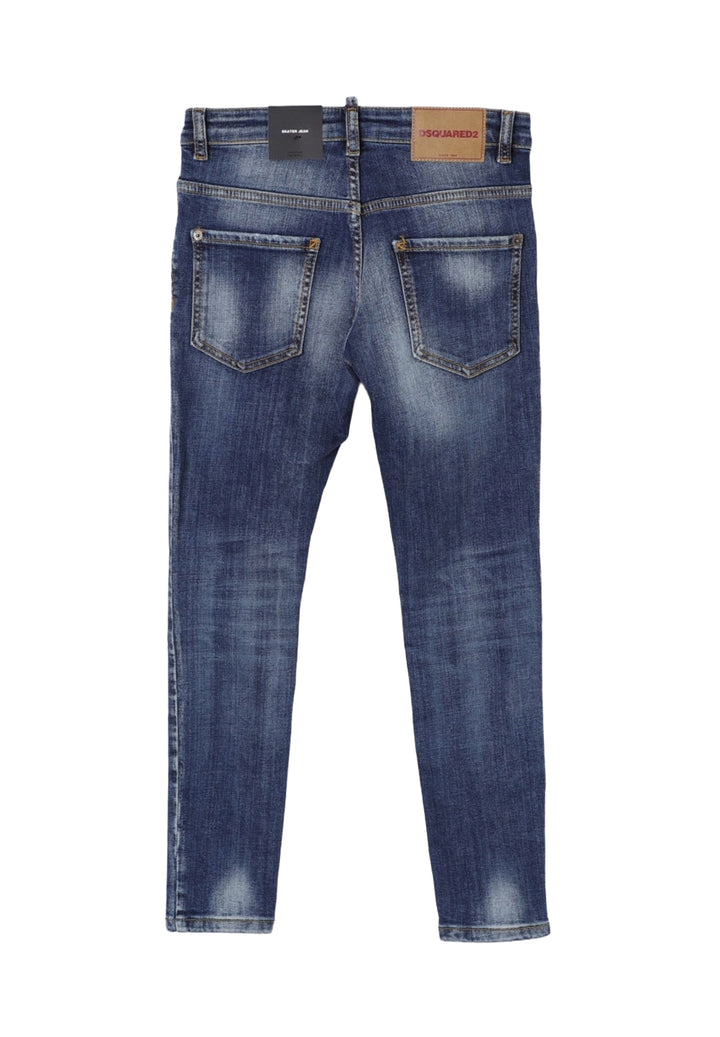 Jeans blu denim per bambino