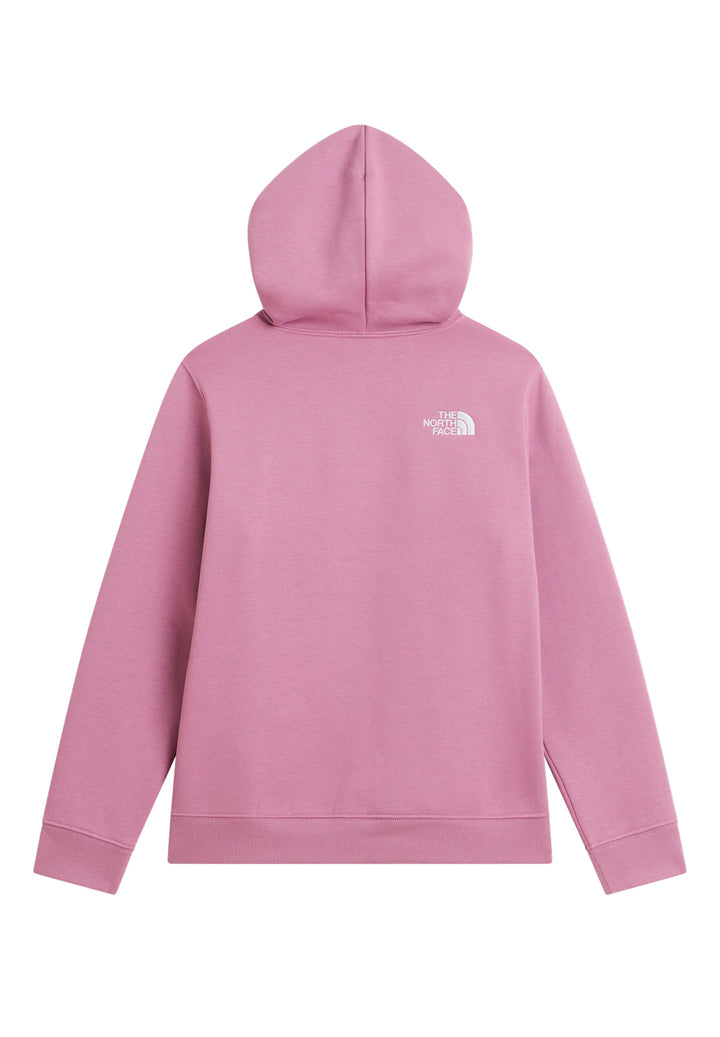 Felpa cappuccio rosa per bambina