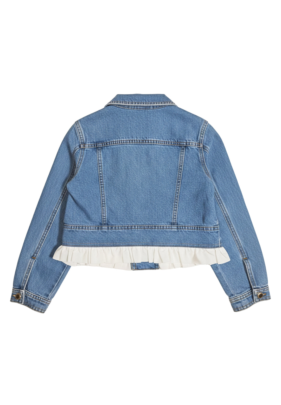 Camicia denim blu per neonata