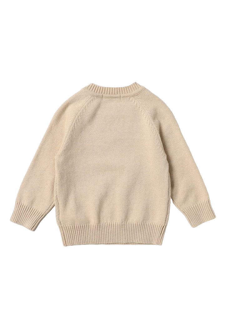 Beige sweater for boys