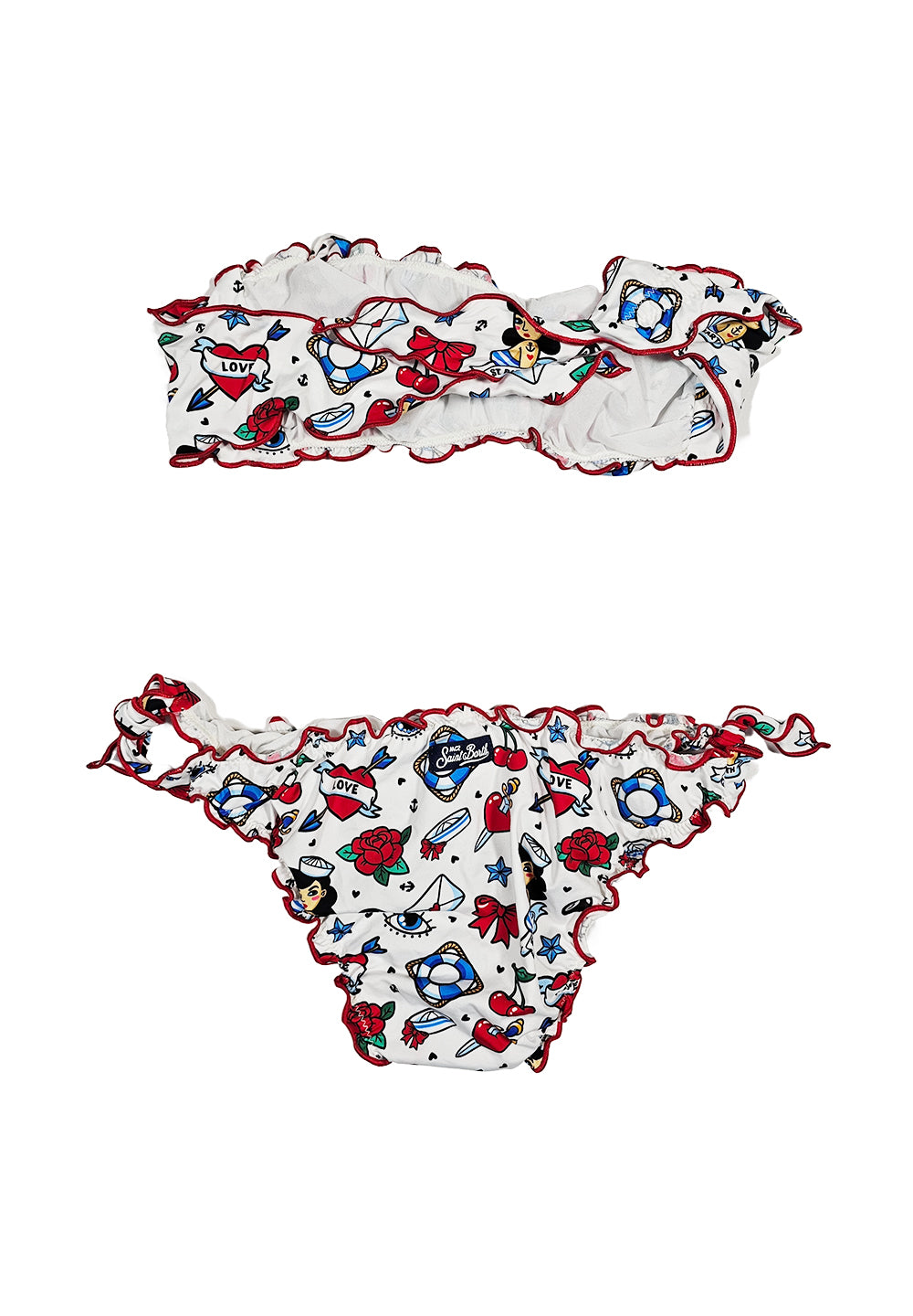 Costume bikini bianco per bambina - Primamoda kids