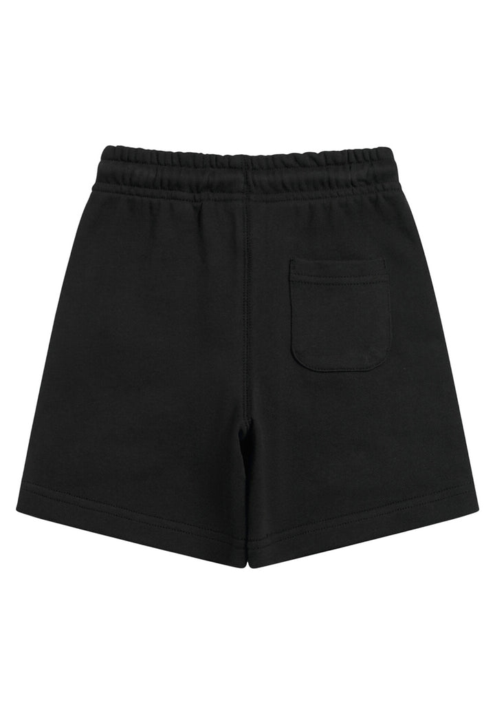 Bermuda felpa nero per bambino
