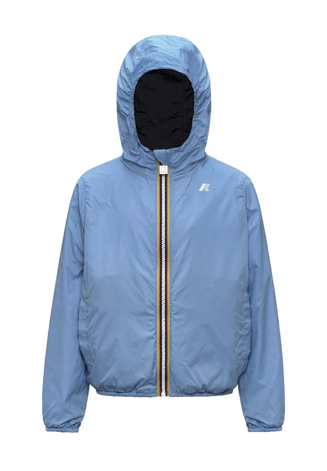 Giubbino reversibile nero-celeste per bambino