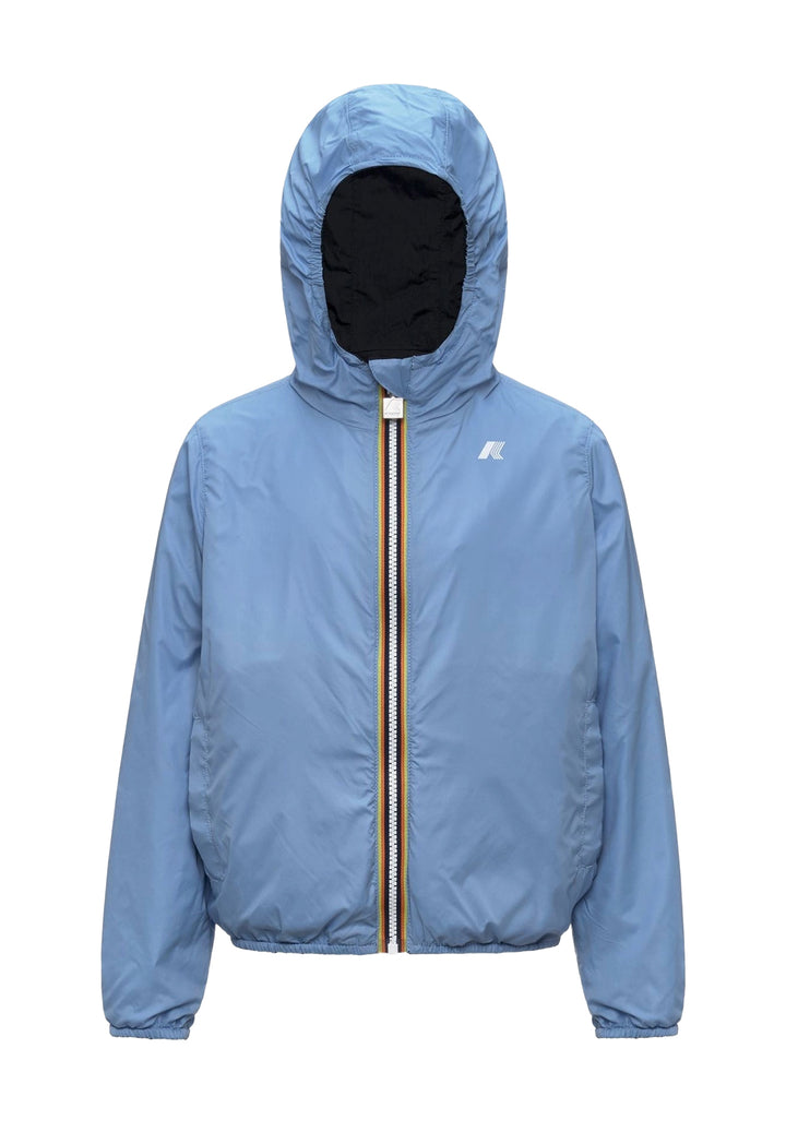 Giubbino reversibile nero-celeste per bambino